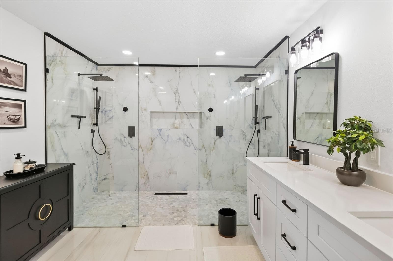 Primary Bathroom with dual shower - 3180 WHISPER WIND DR, ST CLOUD