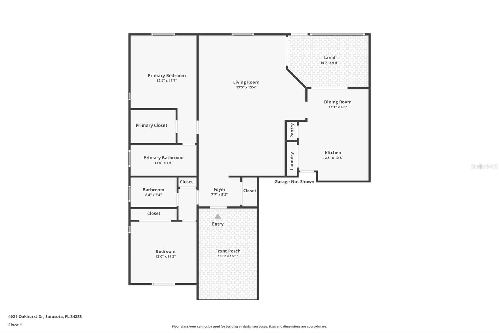 Oakhurst villa floorplan - 4021 OAKHURST DR #3121, SARASOTA
