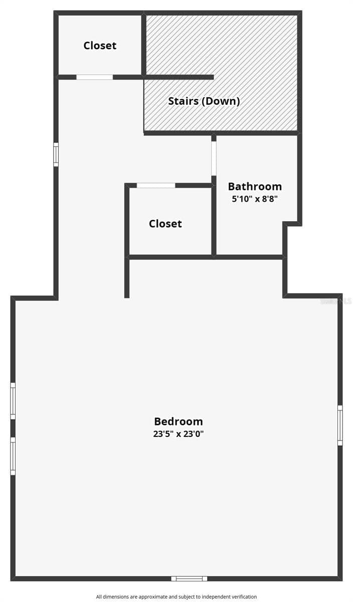 FLOOR PLAN, CARRAGE HOUSE APARTMENT - 907 CELADON ST, WINTER GARDEN