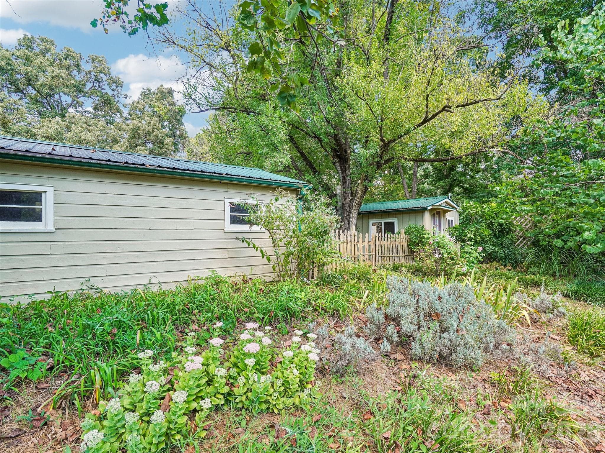 lovely garden spaces throughout - 75 Cisco Road, Asheville