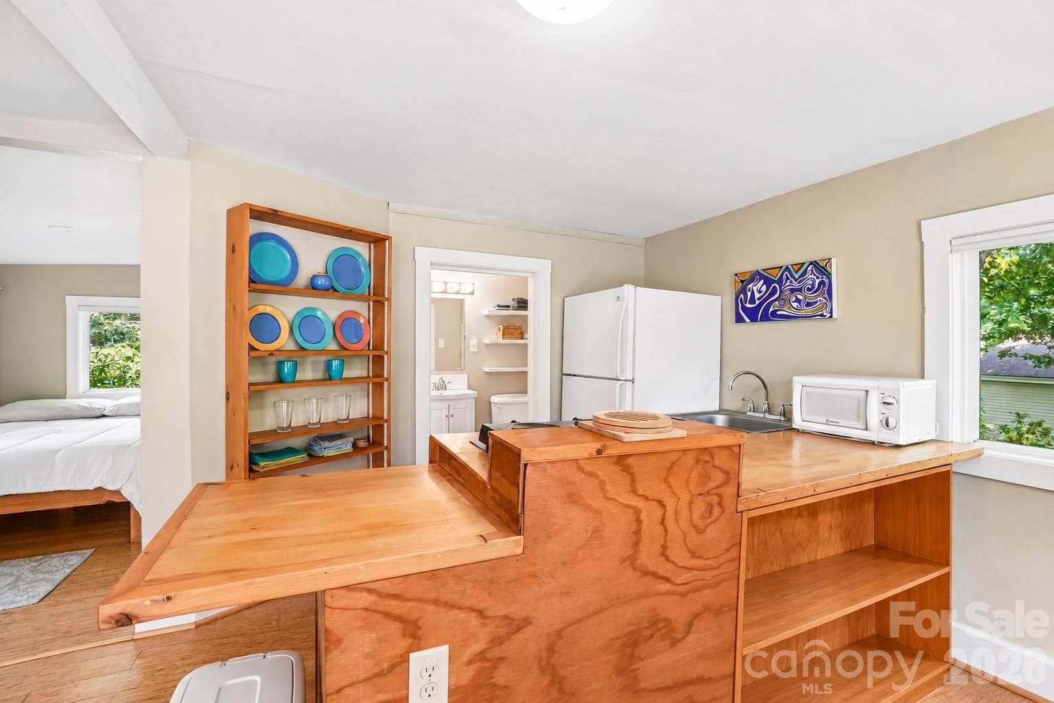 Cottage layout from dining - 75 Cisco Road, Asheville