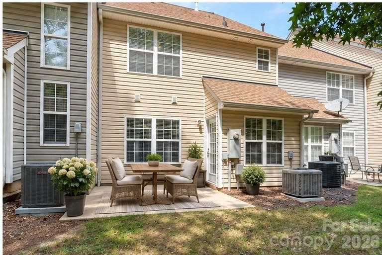 Patio virtually staged - 4717 Grier Farm Lane, Charlotte