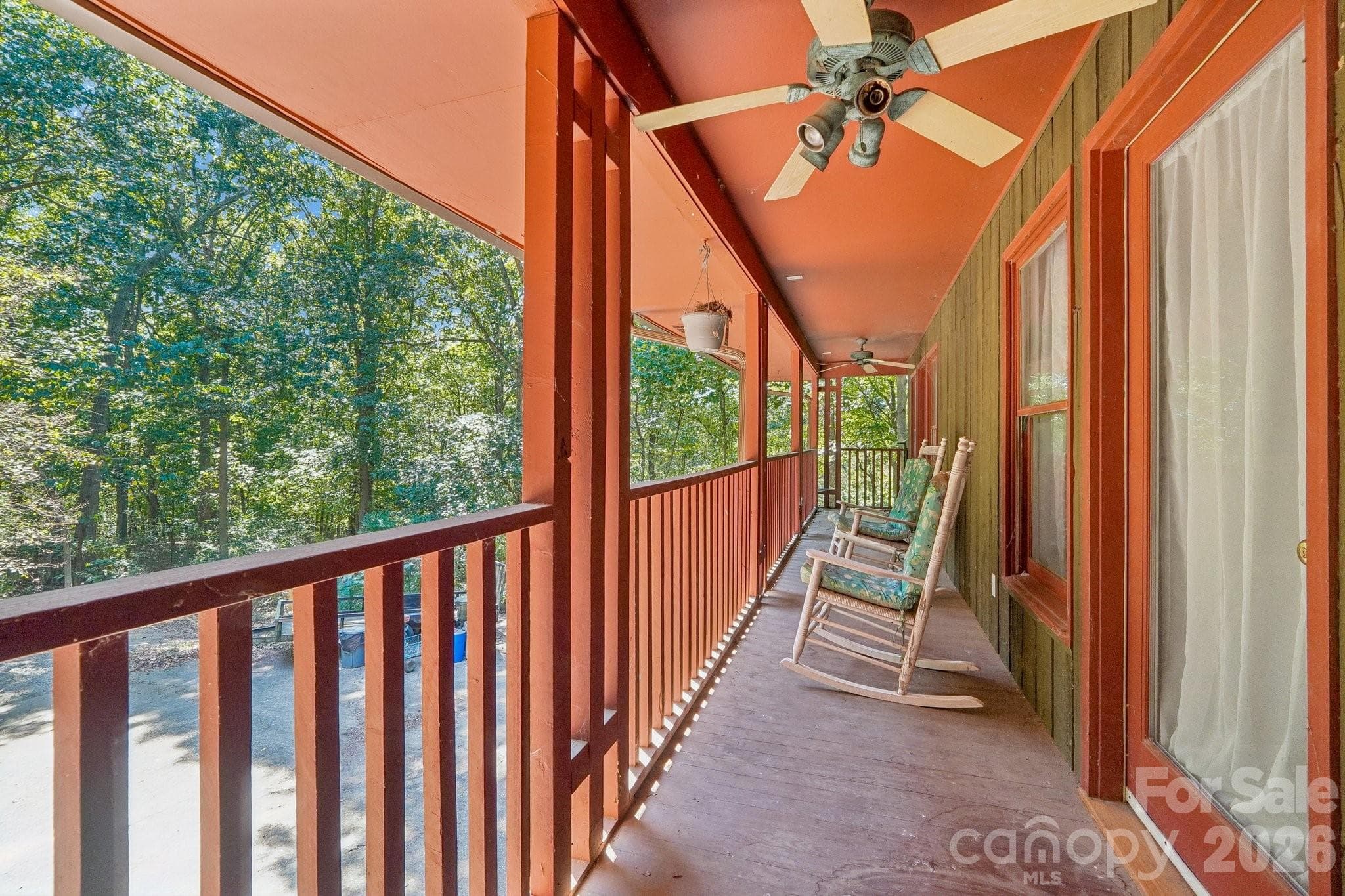 Beautiful porch right off the primary bedroom suite. - 2701 Cedar Trail Lane, Wingate