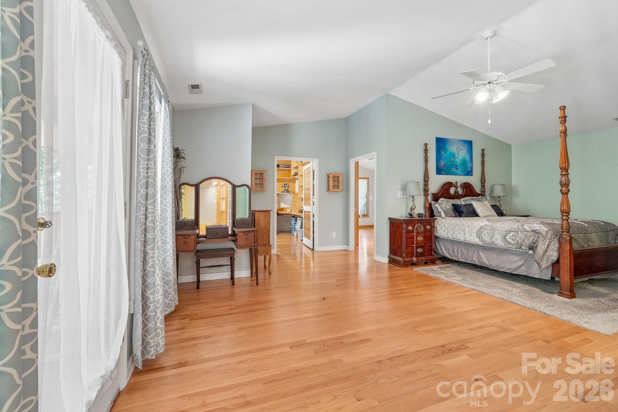 Primary suite with two flex rooms/office space, laundry room, large bathroom and closet. - 2701 Cedar Trail Lane, Wingate