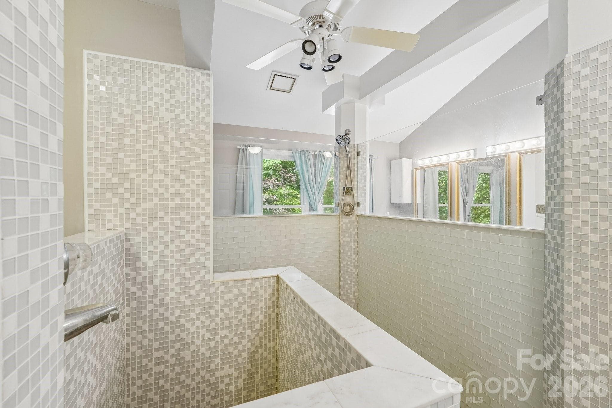 Primary suite shower room. - 2701 Cedar Trail Lane, Wingate