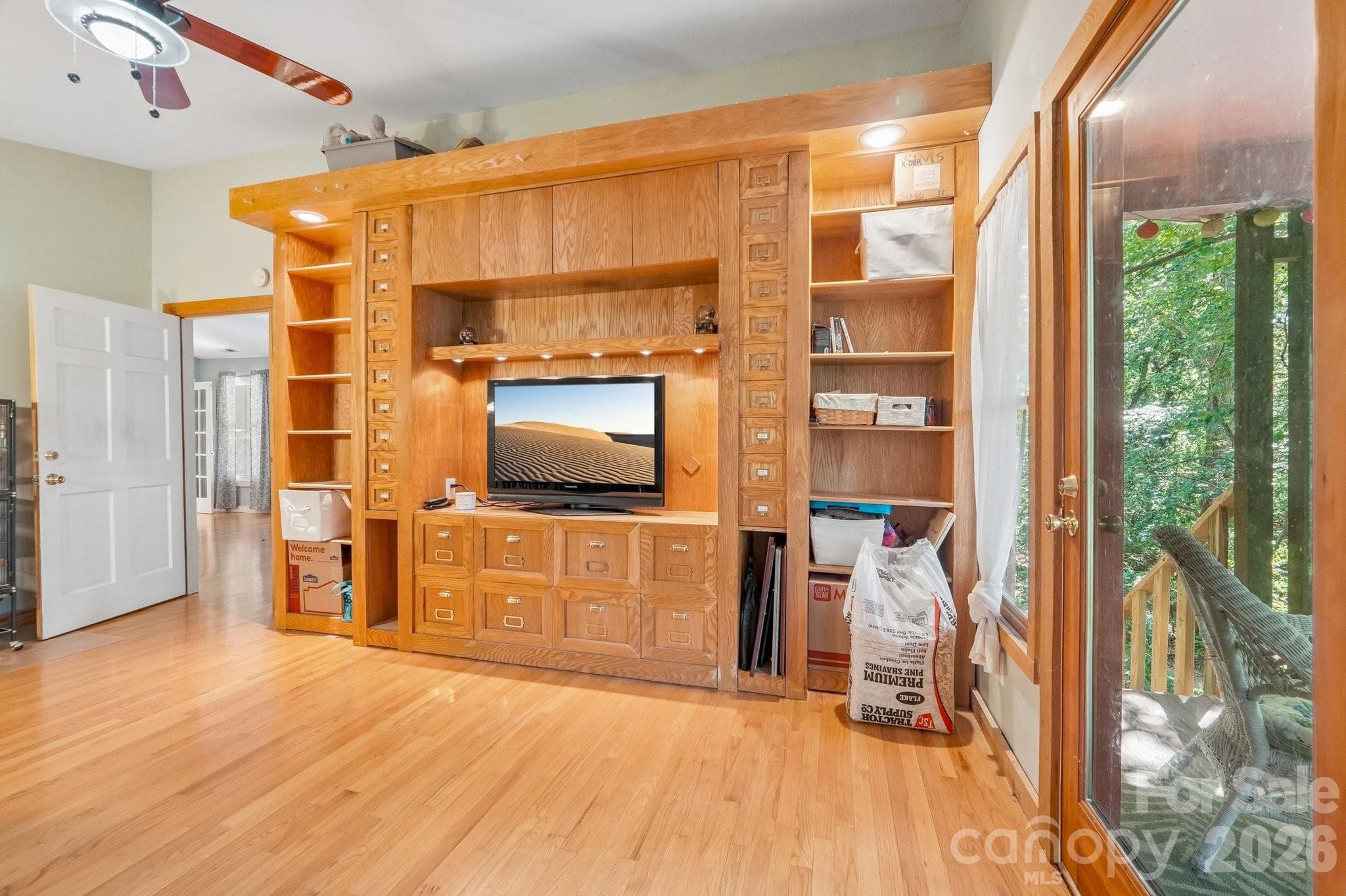 Primary private library/flex space with private balcony. - 2701 Cedar Trail Lane, Wingate