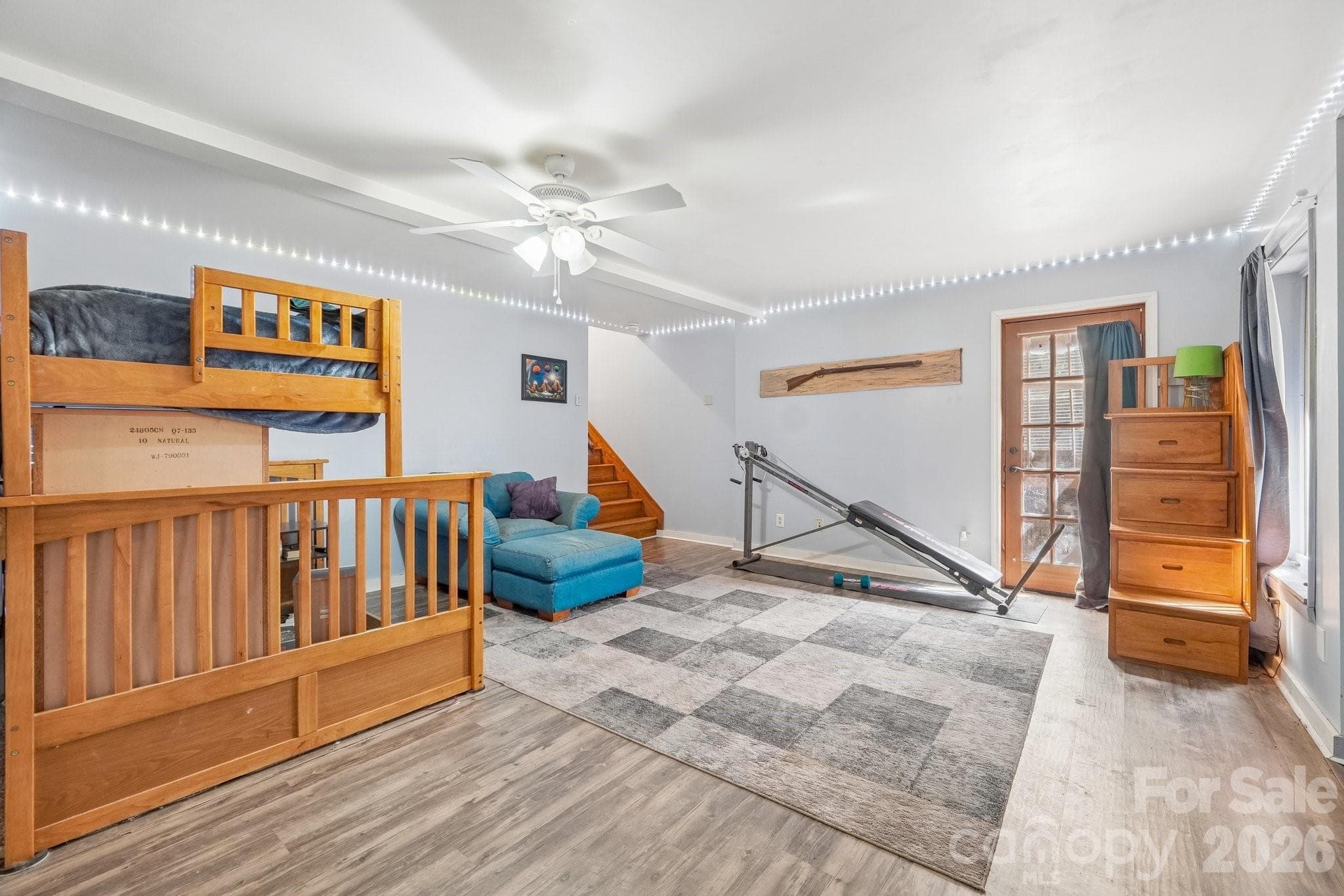 Completed basement with connection to the greenhouse. - 2701 Cedar Trail Lane, Wingate