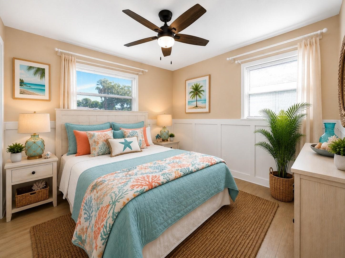 Virtually stage bedroom 3 - 22 PLAZA DR, ORMOND BEACH