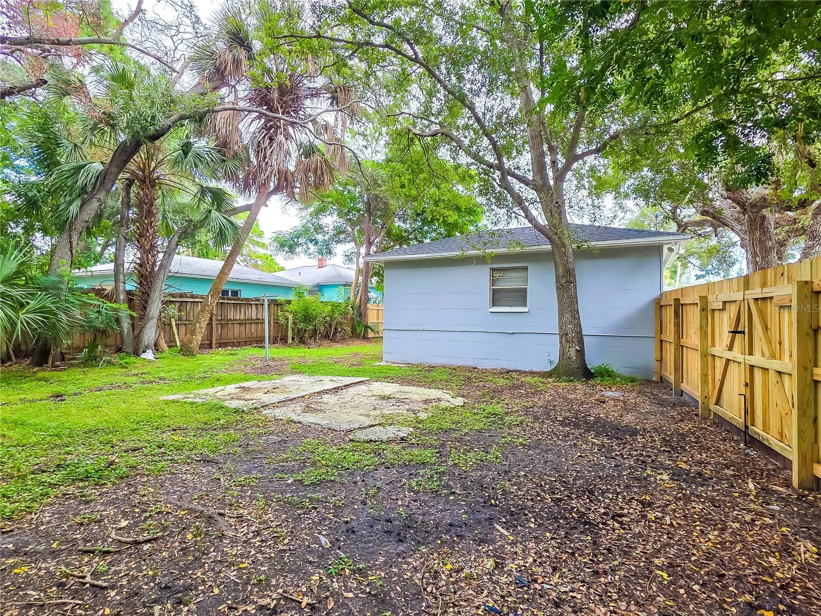 back yard - 1745 FREEMAN ST S, ST PETERSBURG