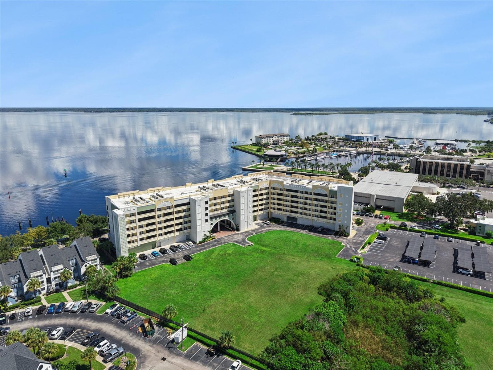 Rear of community. - 225 W SEMINOLE BLVD #603, SANFORD