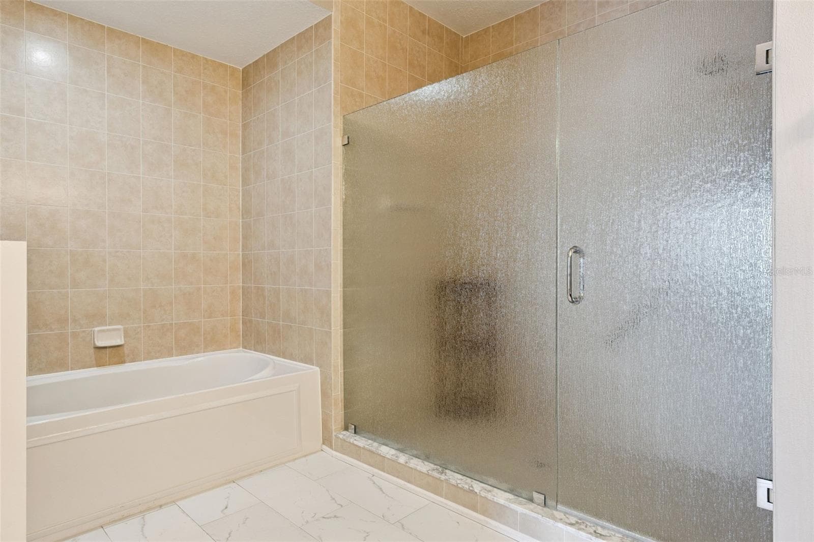 Primary updated shower and tub. - 225 W SEMINOLE BLVD #603, SANFORD