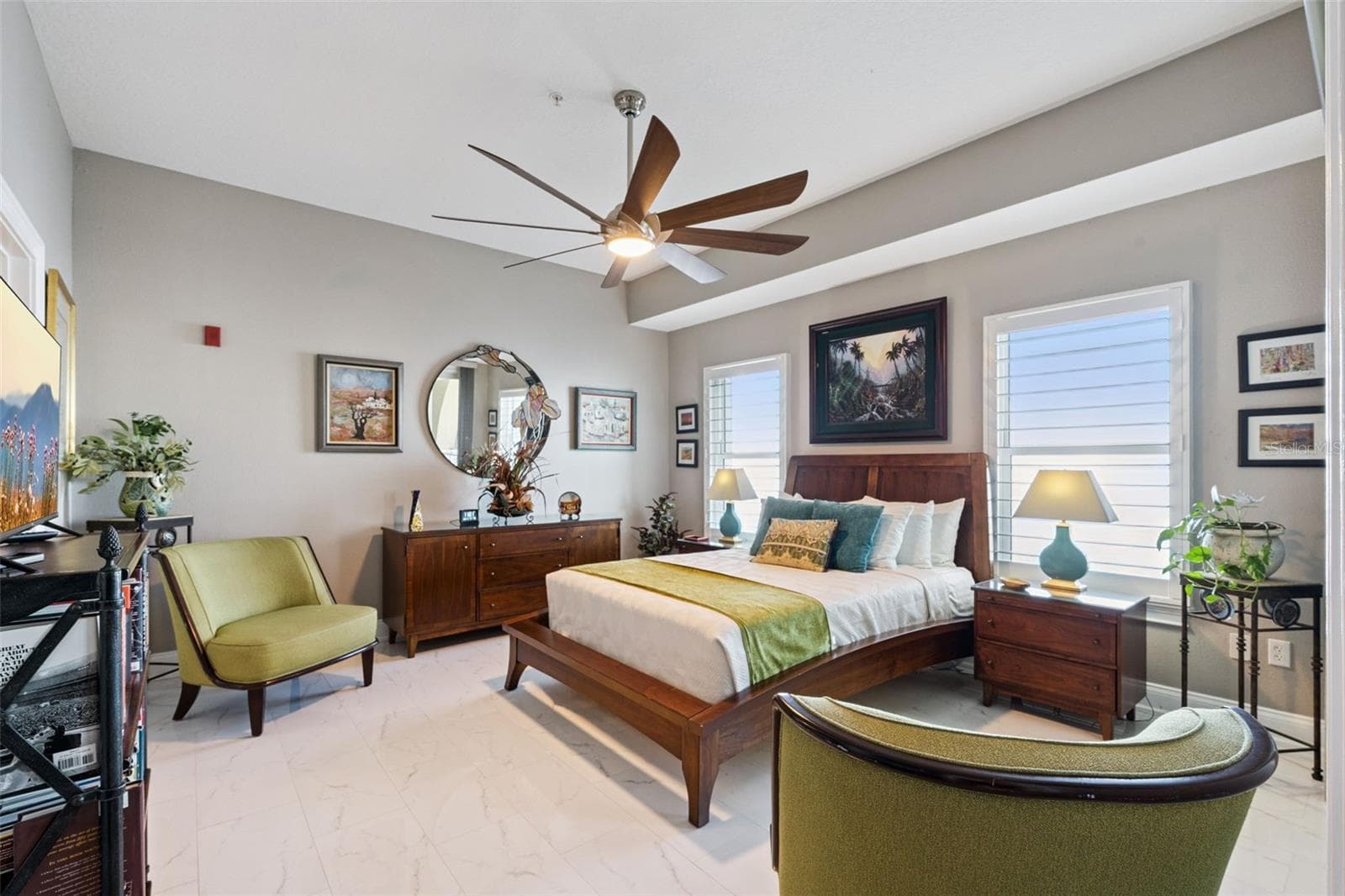 Second Primary Bedroom with plantation shutters. - 225 W SEMINOLE BLVD #603, SANFORD