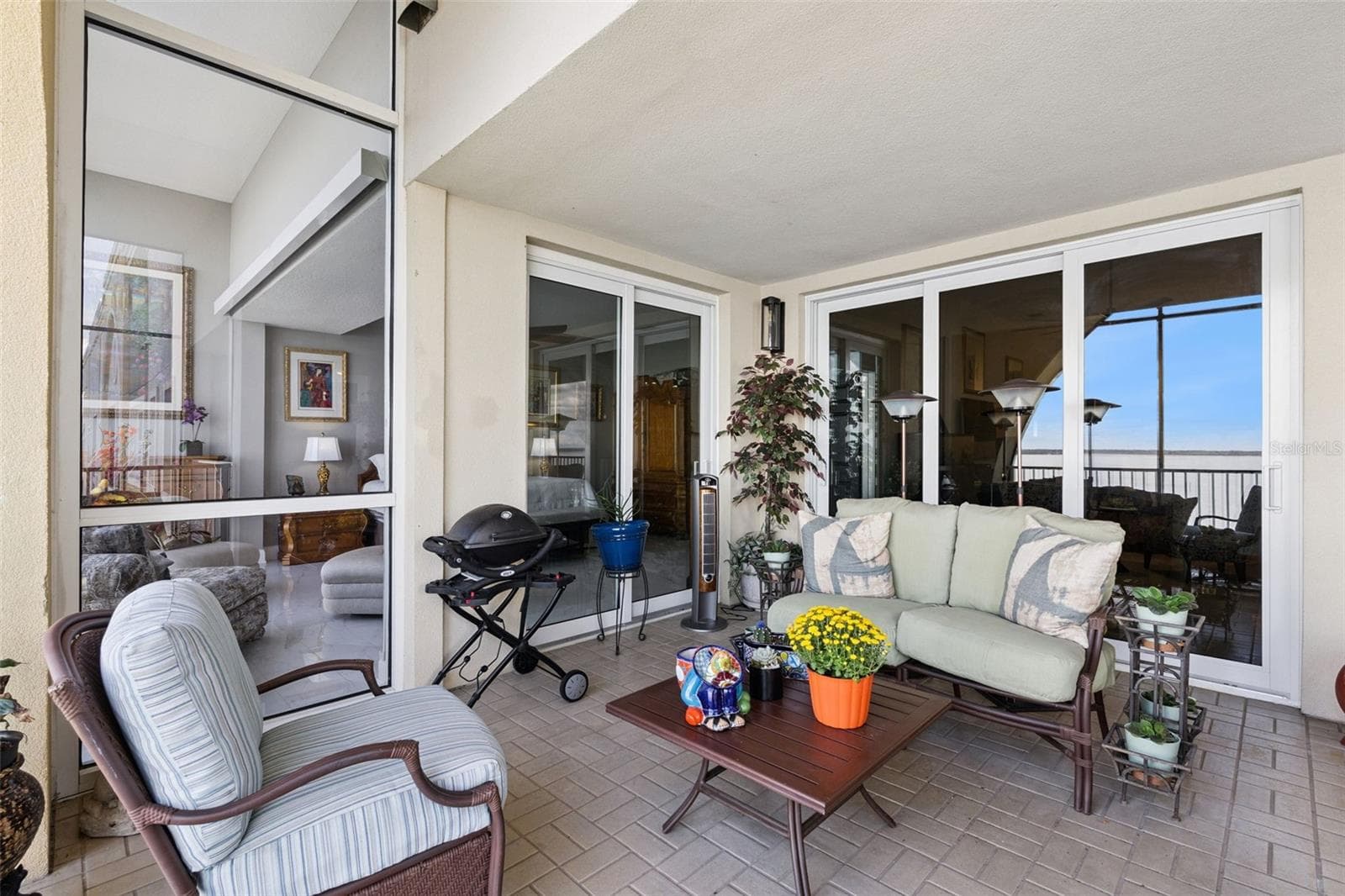 Patio access to Primary bedroom and Great Room. - 225 W SEMINOLE BLVD #603, SANFORD