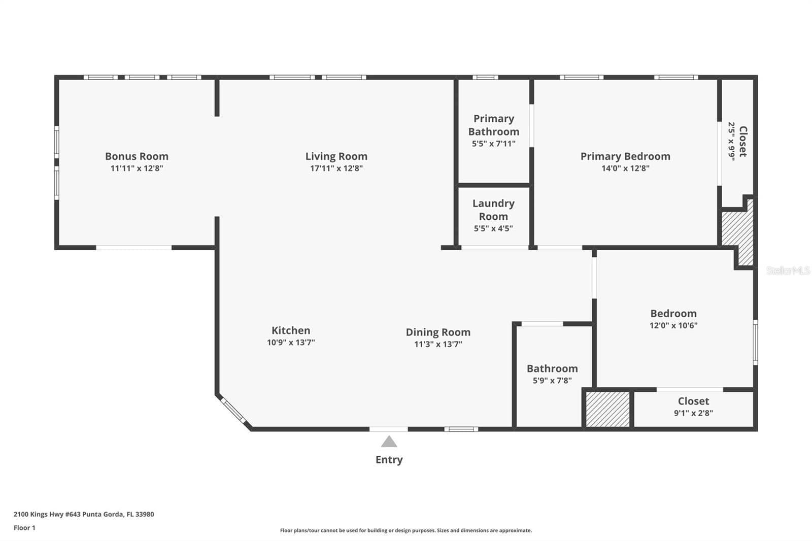 Floor Plan - 2100 KINGS HWY #643, PORT CHARLOTTE