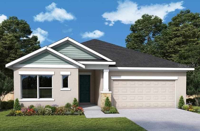 Front Exterior Rendering **Paint Colors May Vary - 5653 COOPERS HAWK CT, ST CLOUD