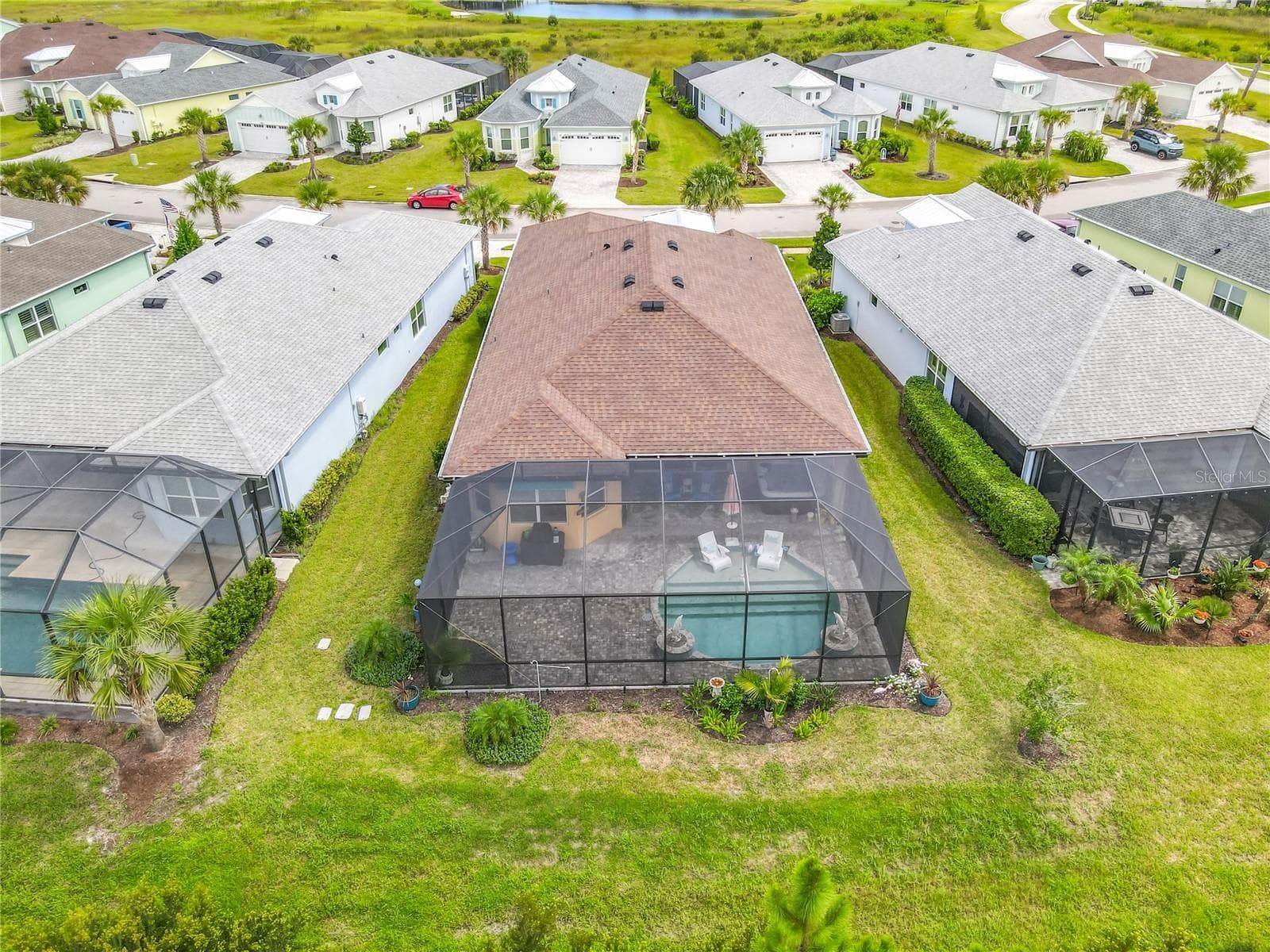 Aerial View - 213 BLUE STARFISH PL, DAYTONA BEACH