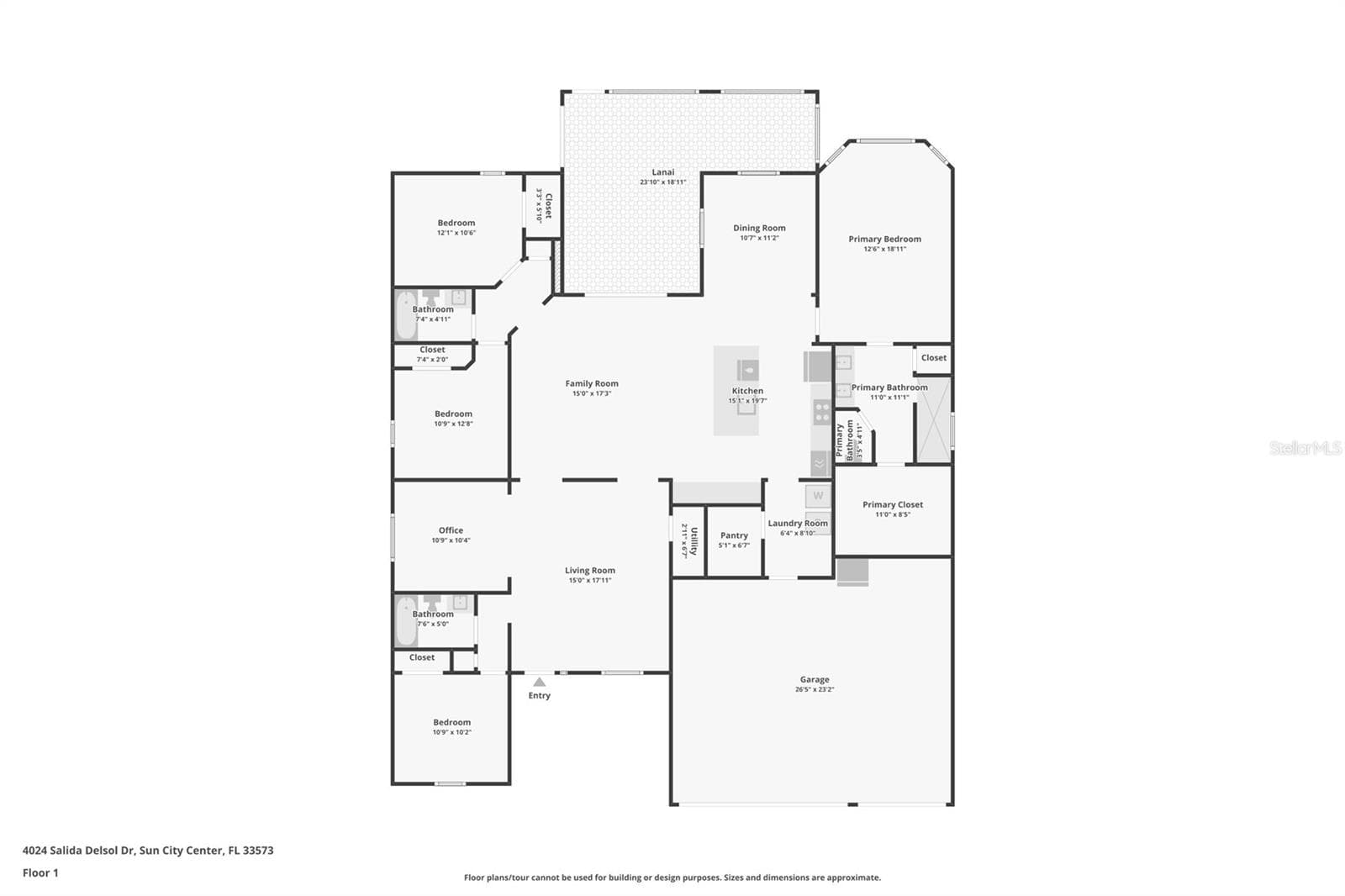 Single Family Residence at 4024 SALIDA DELSOL DR, SUN CITY CENTER, photo 37 of 39