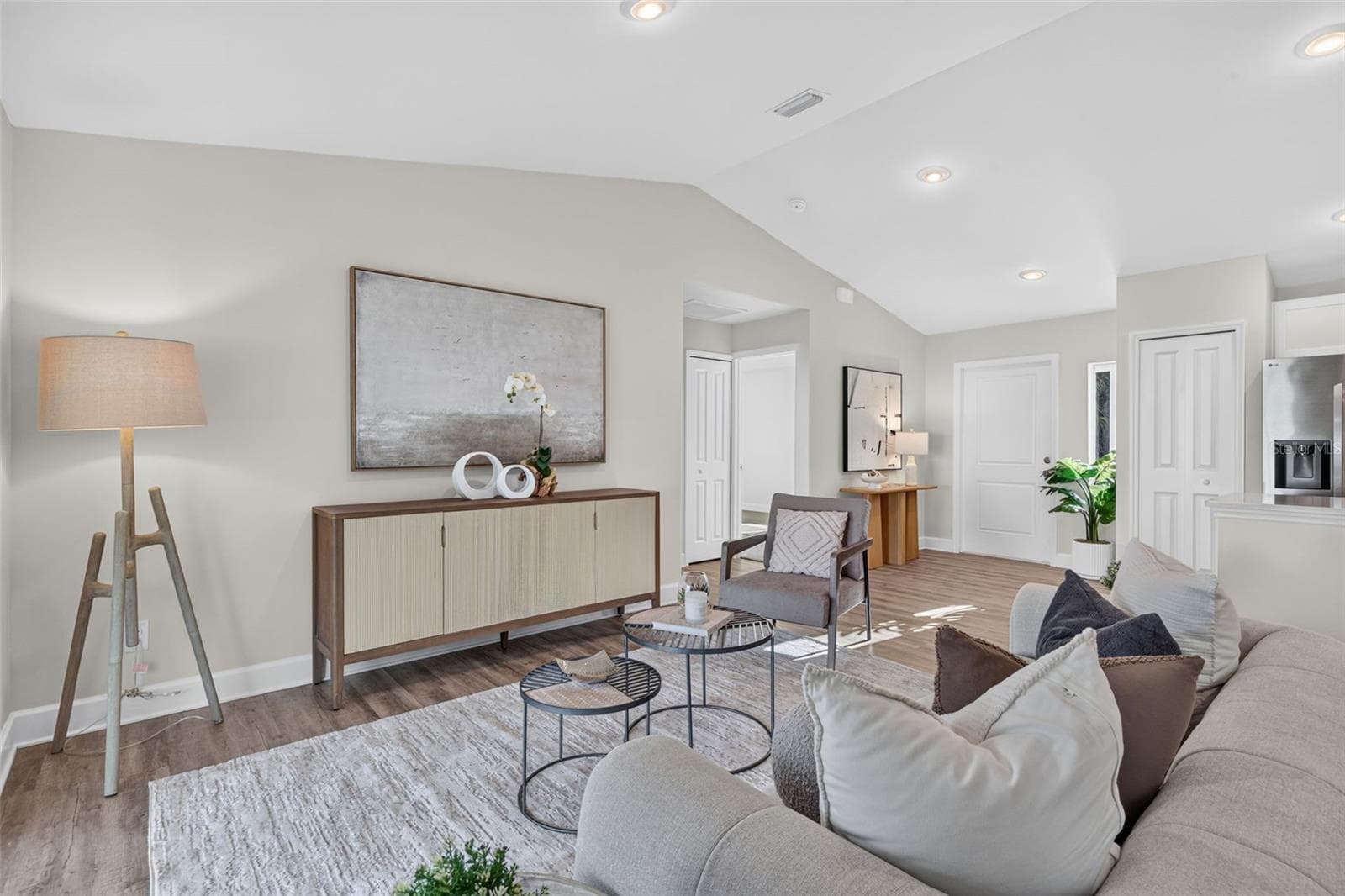 Staged Livingroom - 315 LINDON ST, PORT CHARLOTTE