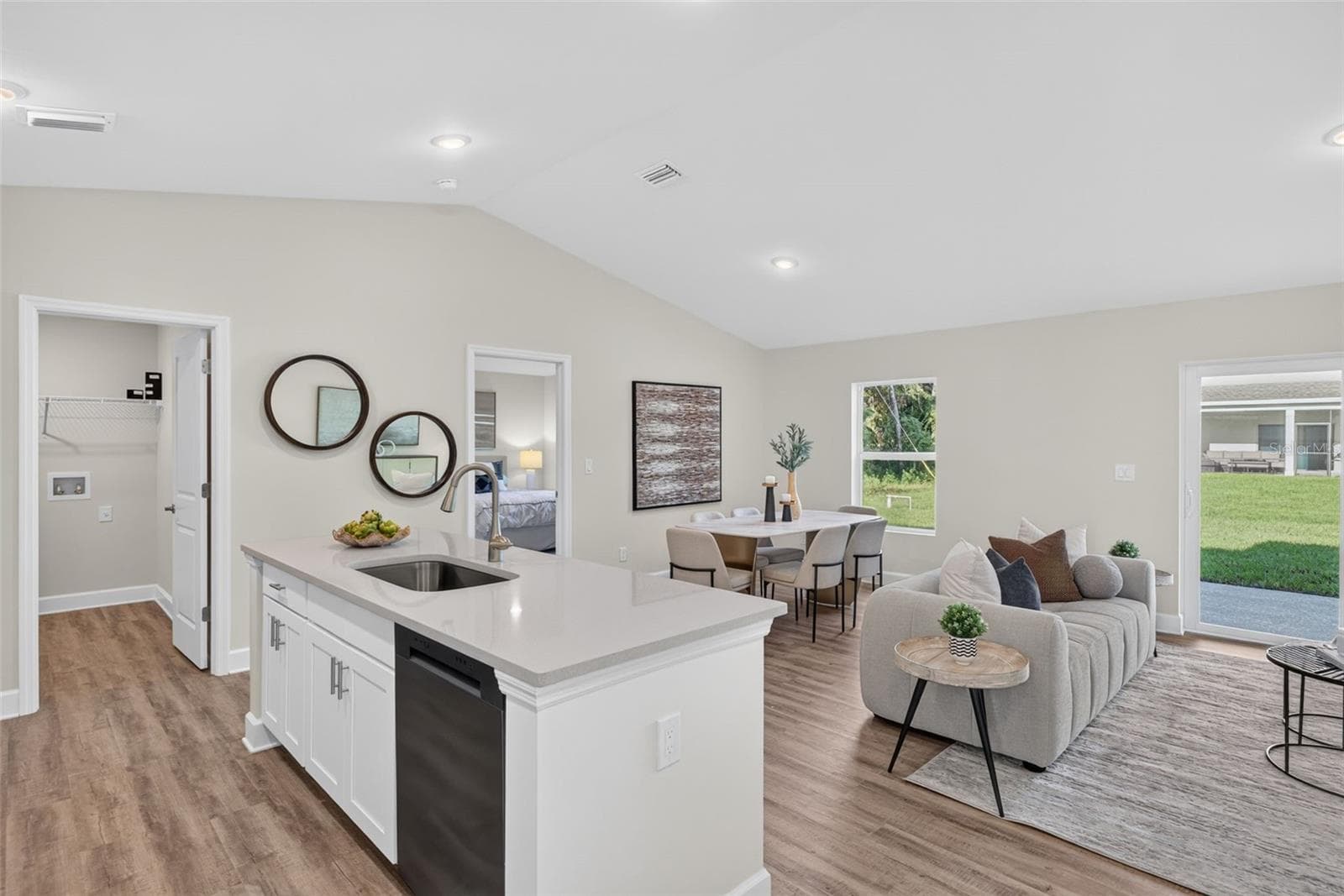 Staged view of main area - 315 LINDON ST, PORT CHARLOTTE