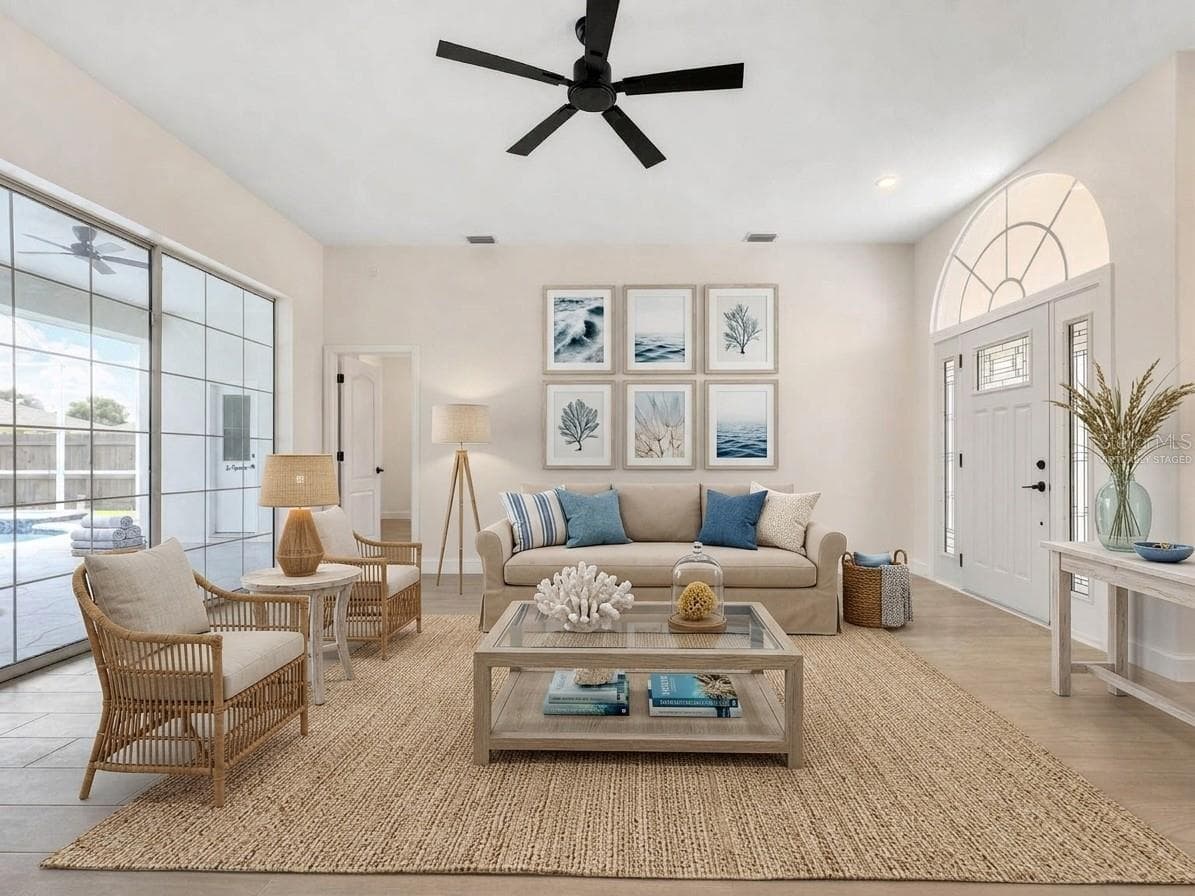 VIRTUALLY STAGED - 316 ORLANDO BLVD, PORT CHARLOTTE