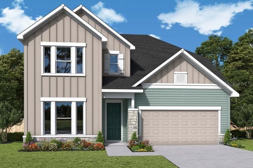 Front Exterior Rendering **Paint Colors May Vary - 5641 COOPERS HAWK CT, ST CLOUD
