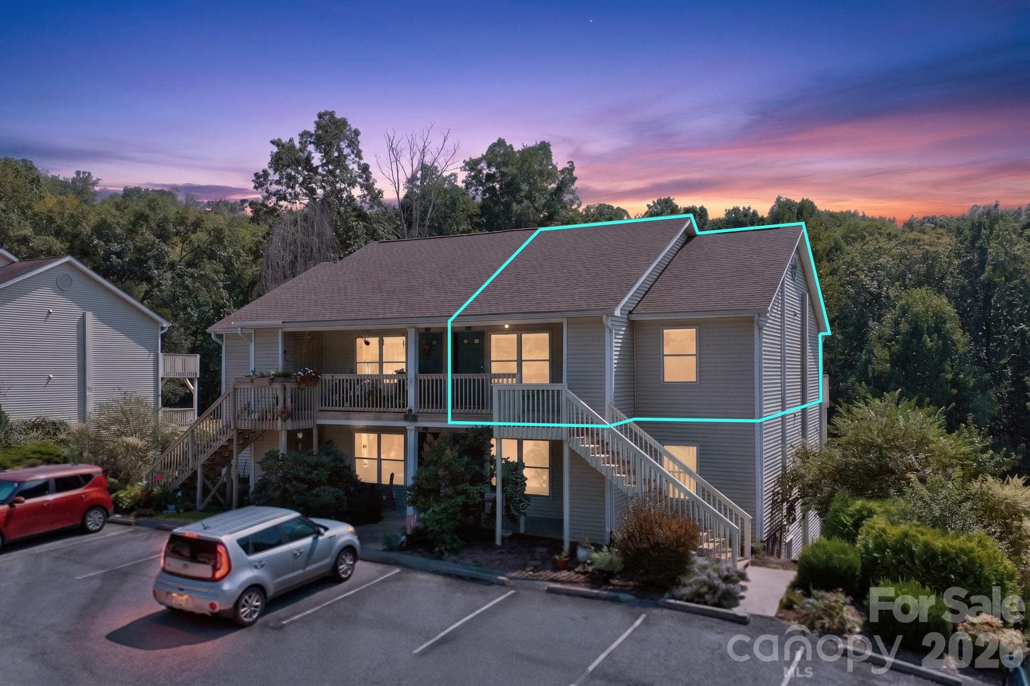 Approximate lines to showcase Unit B - 15 Krista Circle, Candler