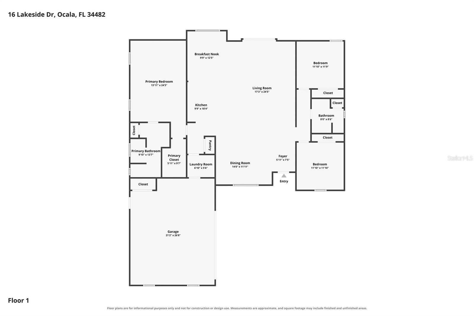 Single Family Residence at 16 LAKESIDE DR, OCALA, photo 48 of 48