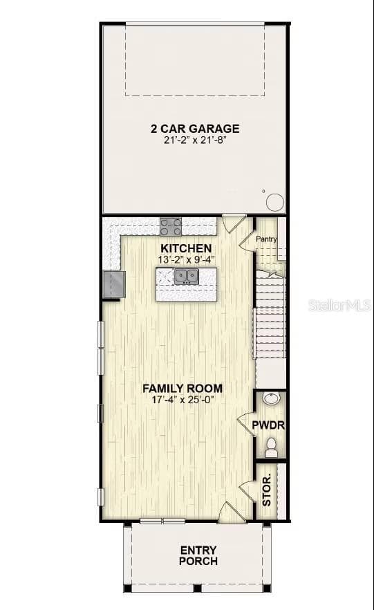 Floorplan 1st floor - 4969 LOYALTY DR, ST CLOUD