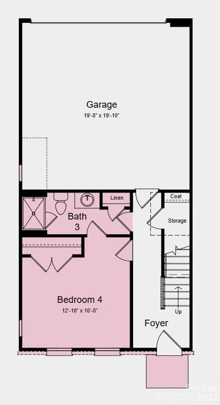 Additional Highlights include: Storage at second floor and shower ledge at primary bath. - 2025 Hawksworth Lane, Charlotte