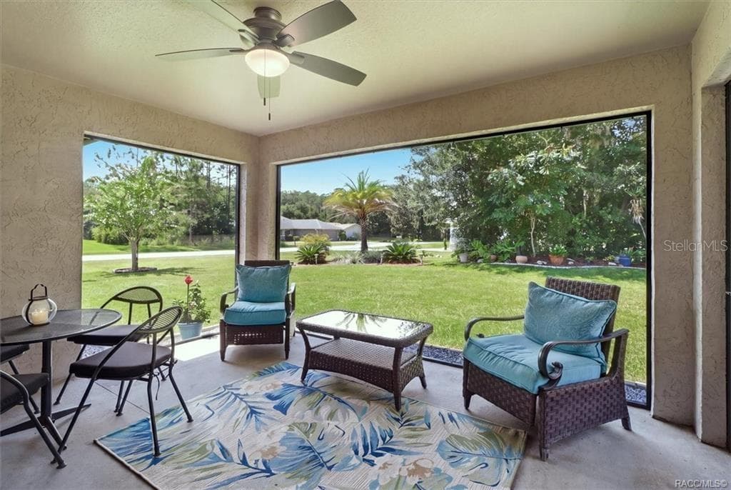 12'x14' Covered, Screened Lanai - 2651 E MAIDSTONE CT, HERNANDO