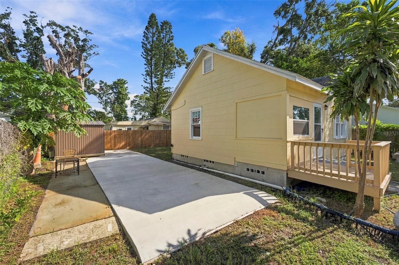 Paved parking pad with electrical service—ideal for boat or RV storage - 3939 45TH AVE N, ST PETERSBURG