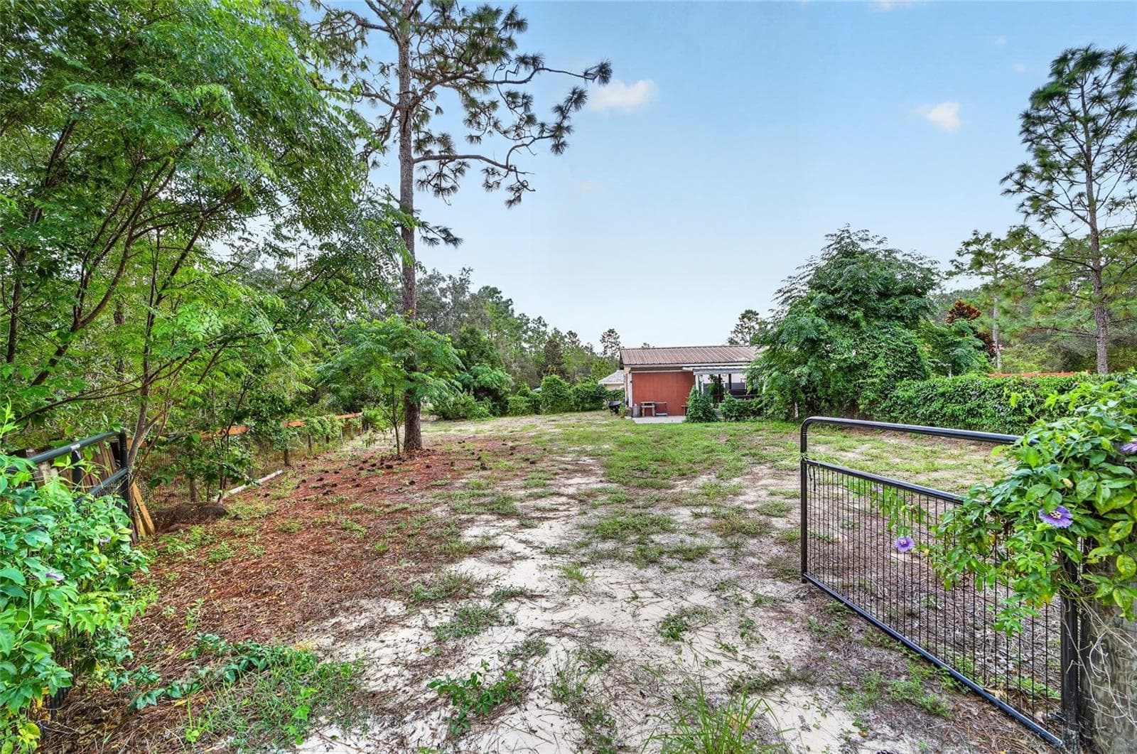 Paddock behind barn - 4295 N BRIDGER DR, BEVERLY HILLS