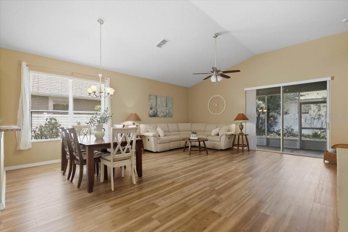 livingroom/2nd dining combo - 145 SADDLEBROOK WAY, DELAND