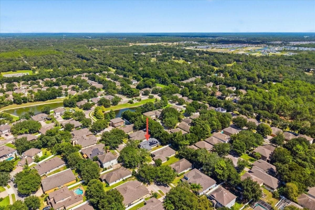 Aerial - 145 SADDLEBROOK WAY, DELAND