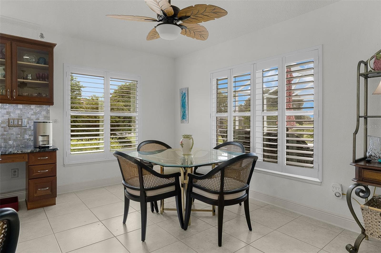 breakfast nook with desk - 1744 GIST CT, THE VILLAGES