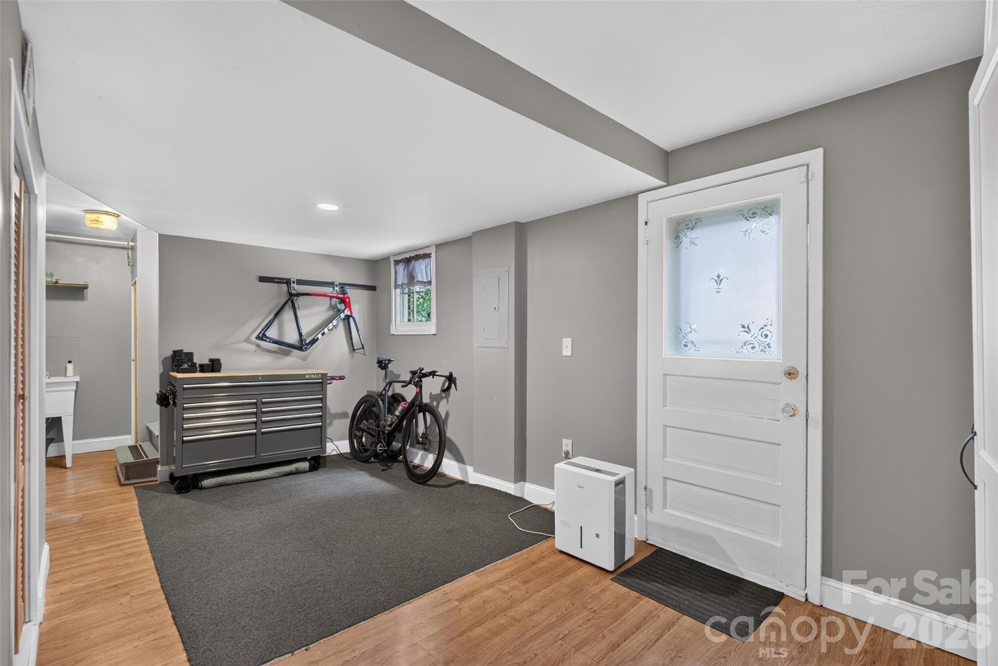 Basement access to rear deck - 70 Saint Dunstans Circle, Asheville