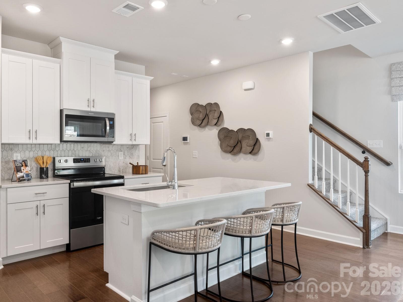 Photos are not of the actual home, but are photos of the builder home with same floorplan with - 8232 Hidden Springs Trail, Charlotte