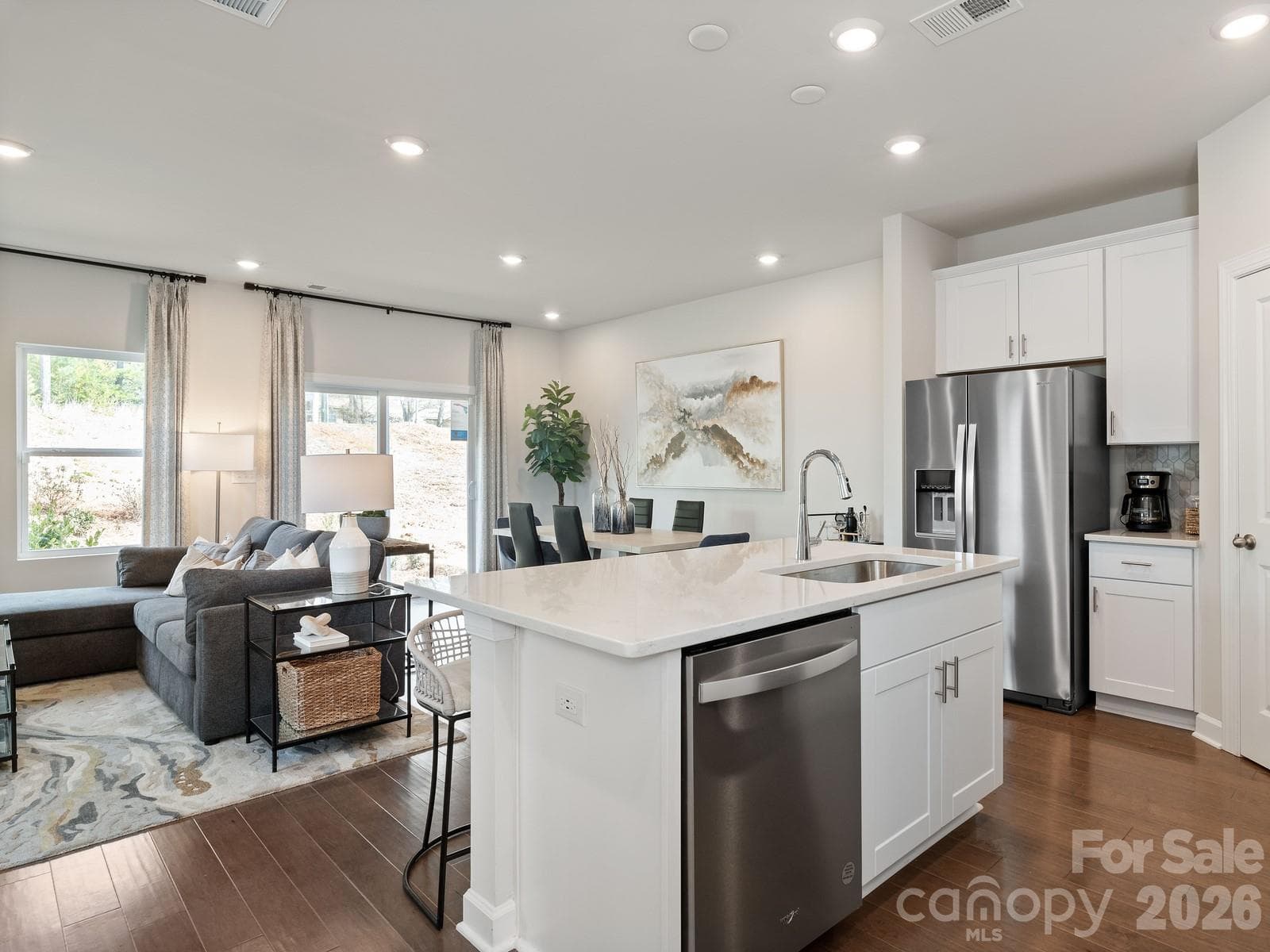 Photos are not of the actual home, but are photos of the builder home with same floorplan with - 8232 Hidden Springs Trail, Charlotte