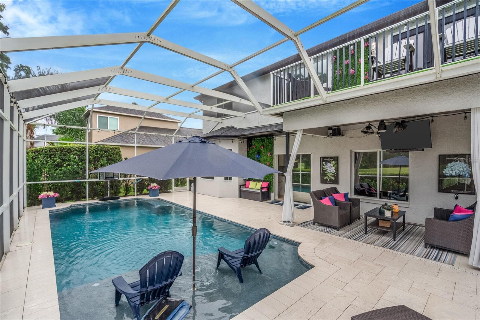 Pool/Porch/Balcony - 16214 MUIRFIELD DR, ODESSA