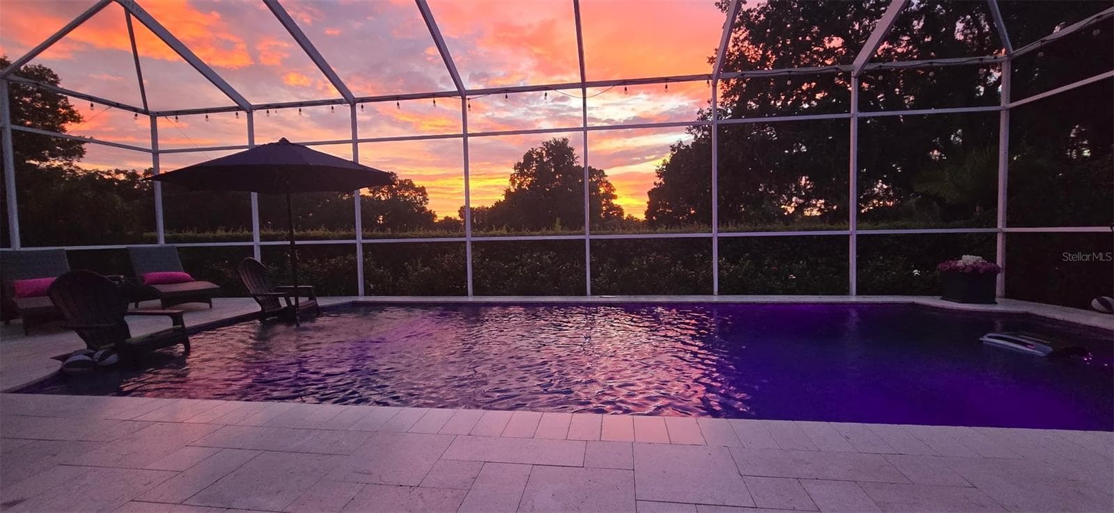 Evening Pool - Not AI - 16214 MUIRFIELD DR, ODESSA