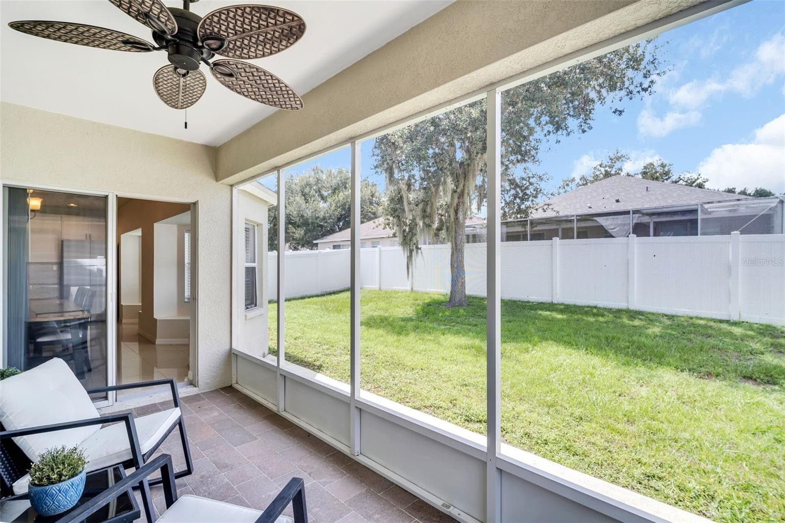 Screened-in Lanai - 13028 TERRACE SPRINGS DR, TEMPLE TERRACE
