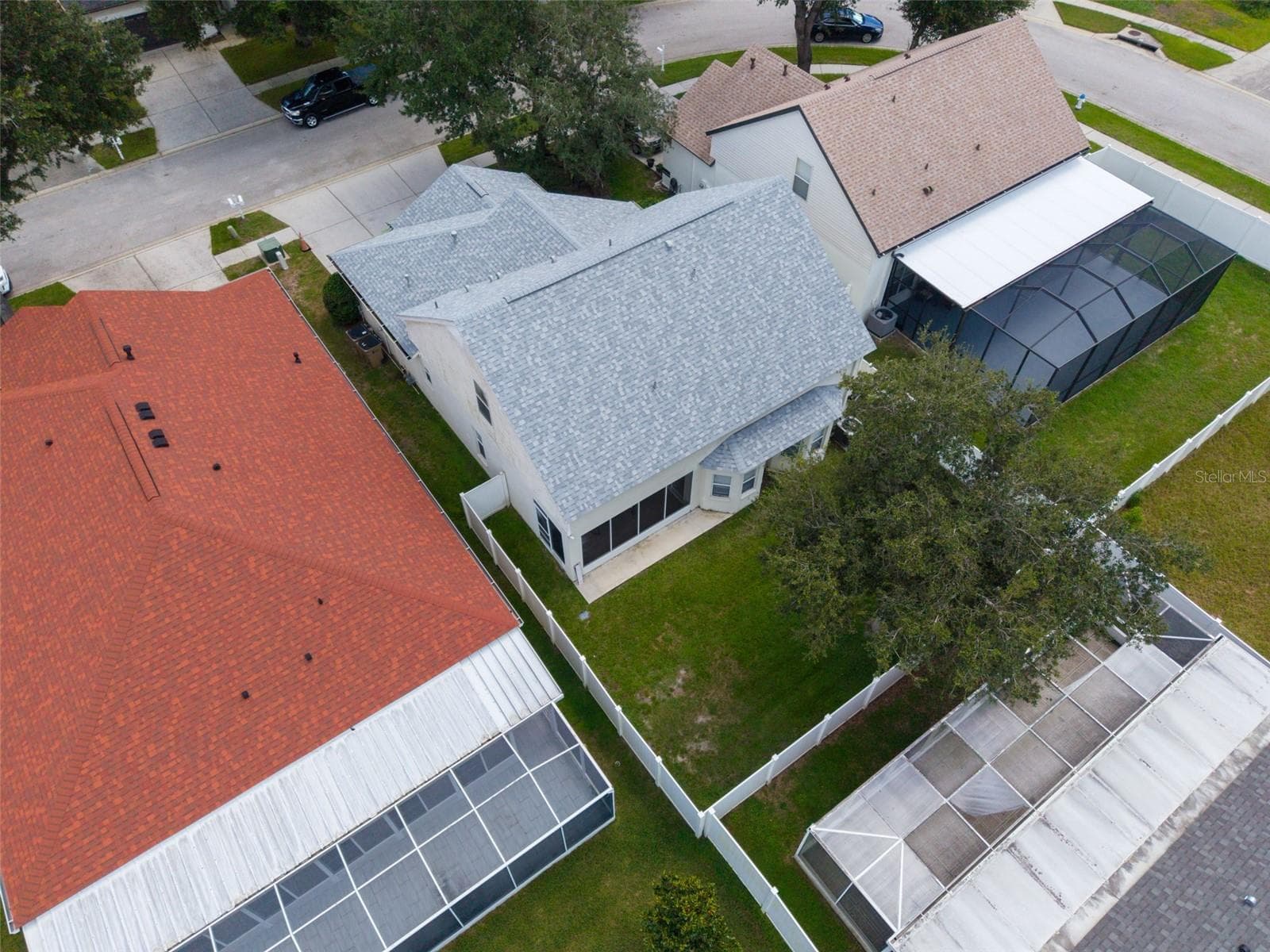 Aerial View - 13028 TERRACE SPRINGS DR, TEMPLE TERRACE