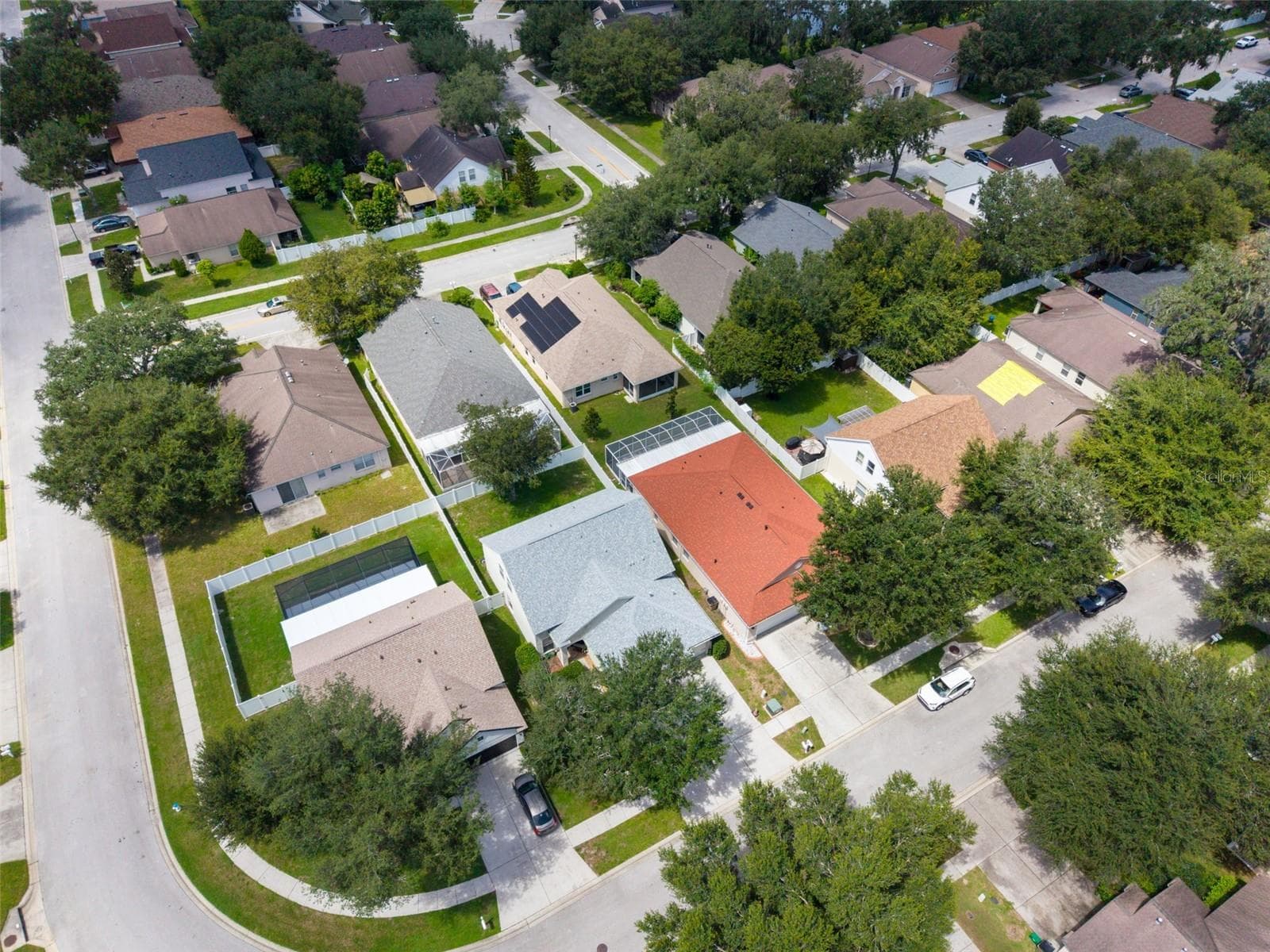Aerial View - 13028 TERRACE SPRINGS DR, TEMPLE TERRACE