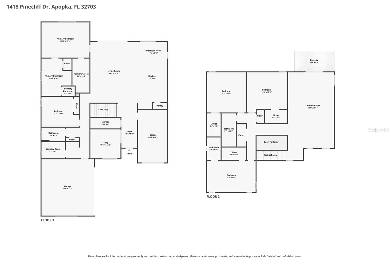 Single Family Residence at 1418 PINECLIFF DR, APOPKA, photo 98 of 100