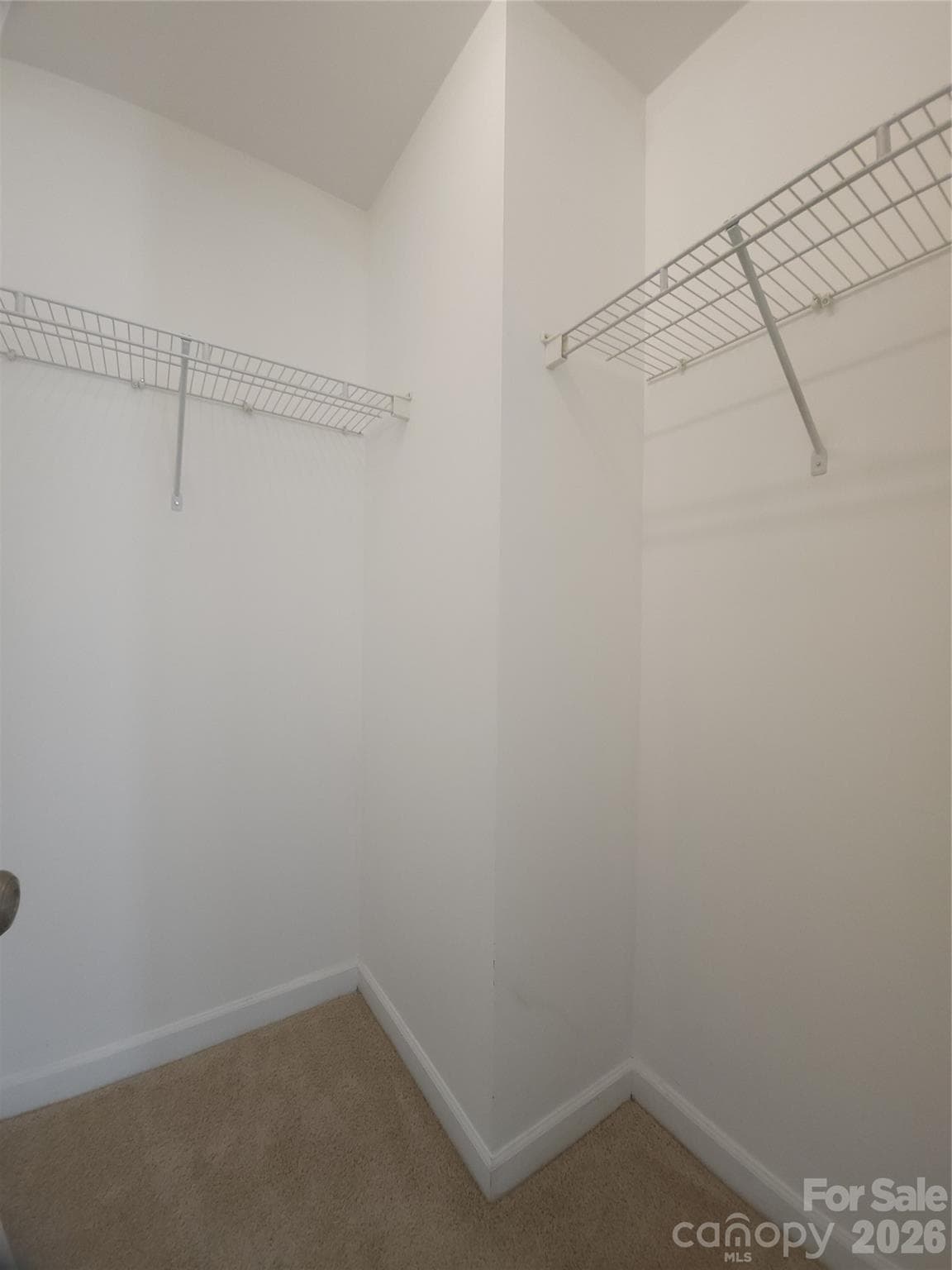 Primary closet - 8103 Lamplighter Place, Charlotte