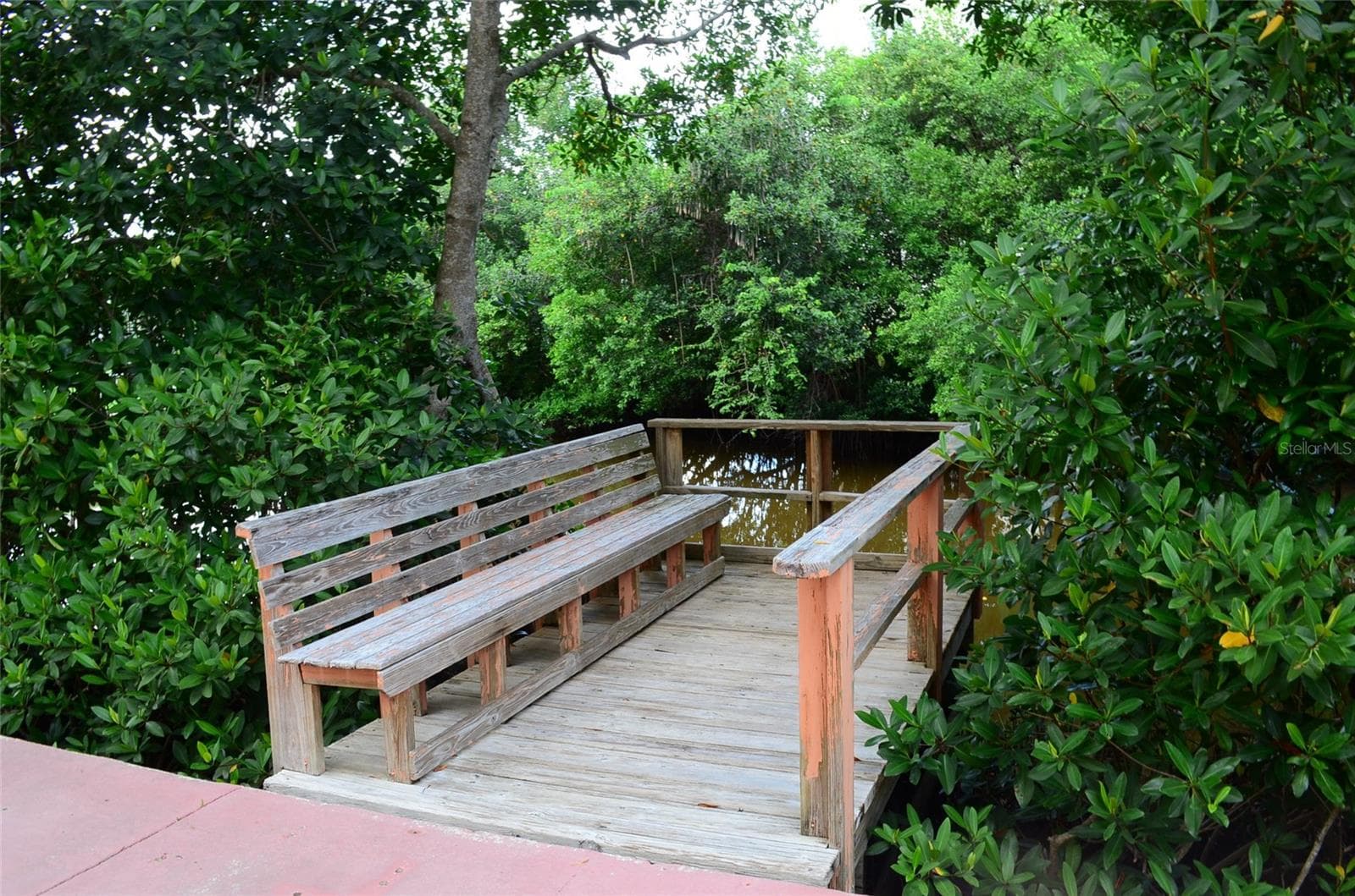 deck on the canal - 4435 1ST ST NE #111, ST PETERSBURG