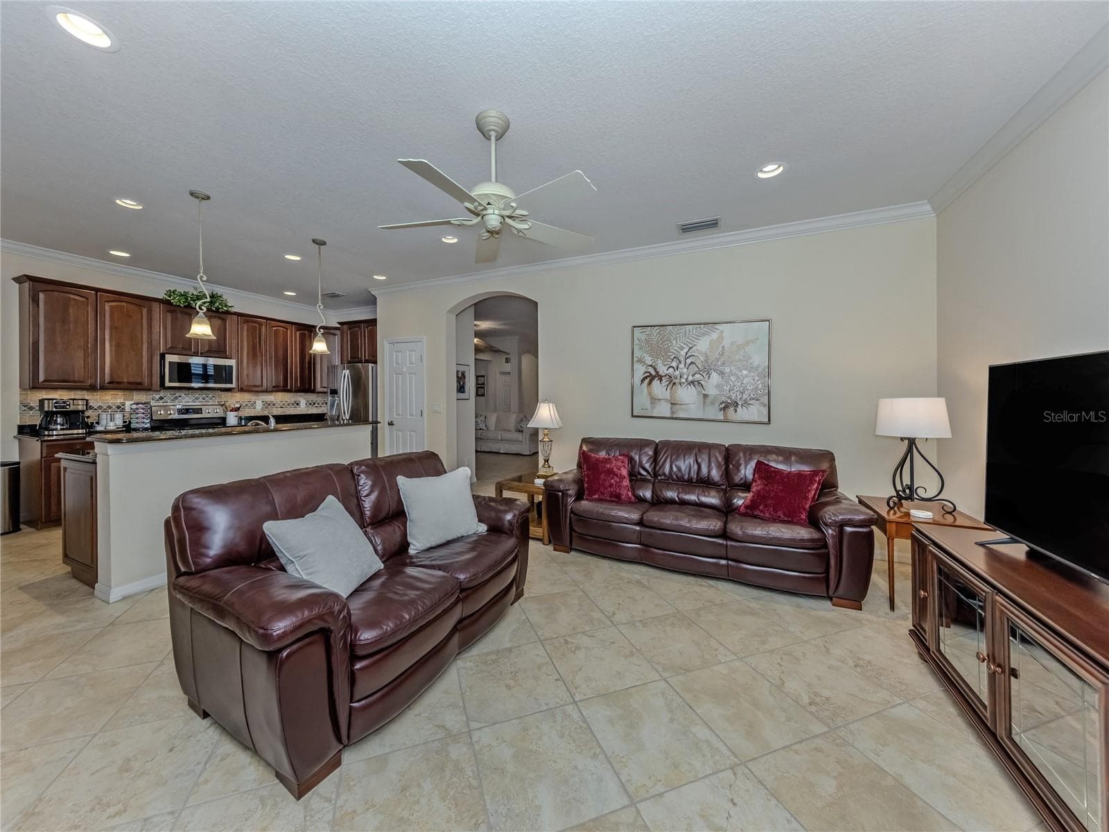 Family Room/KitchenGreat for entertaining - 20702 CAPELLO DR, VENICE