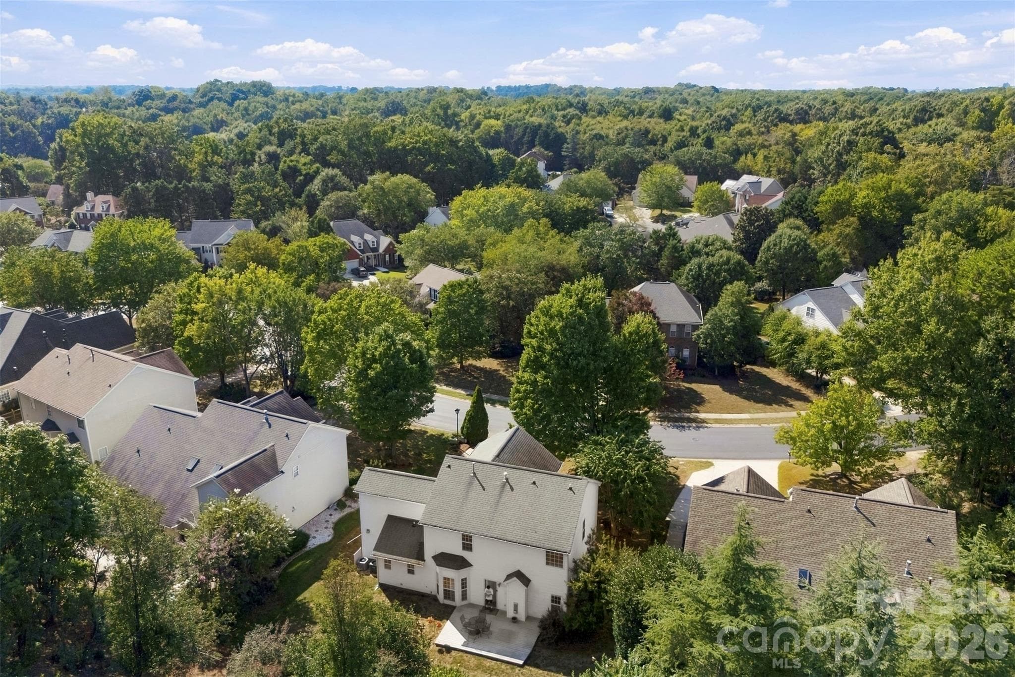 Drone view of surrounding - 8709 Ellington Park Drive, Charlotte