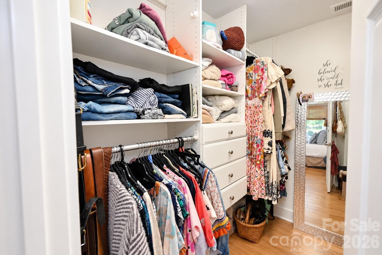 Primary Bedroom with 2 spacious individual Closets - 3789 Rock Bridge Drive NE, Conover