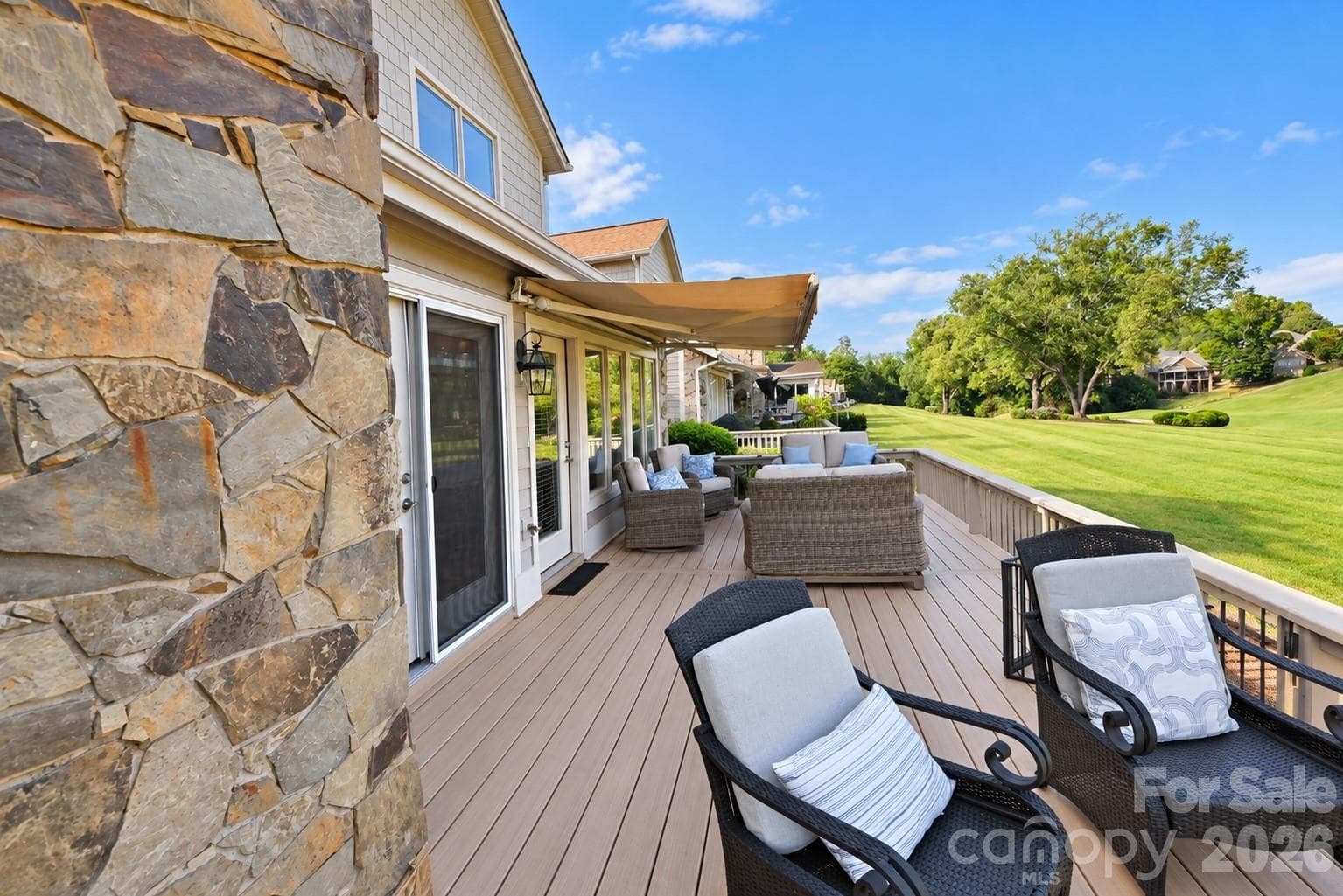 New and enlarged deck - 3789 Rock Bridge Drive NE, Conover
